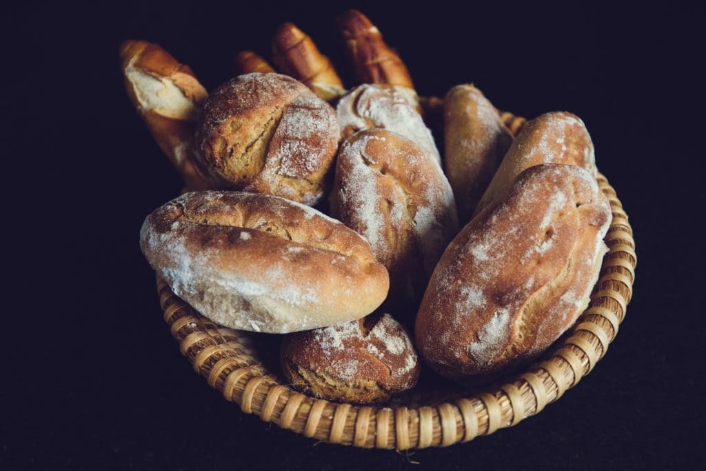 Bread in basket