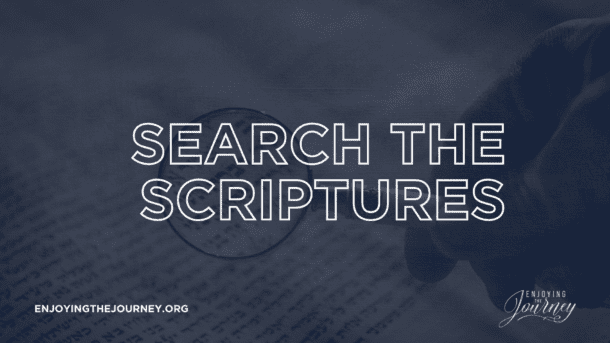 Search the Scriptures, Bible Study, Reading the Bible