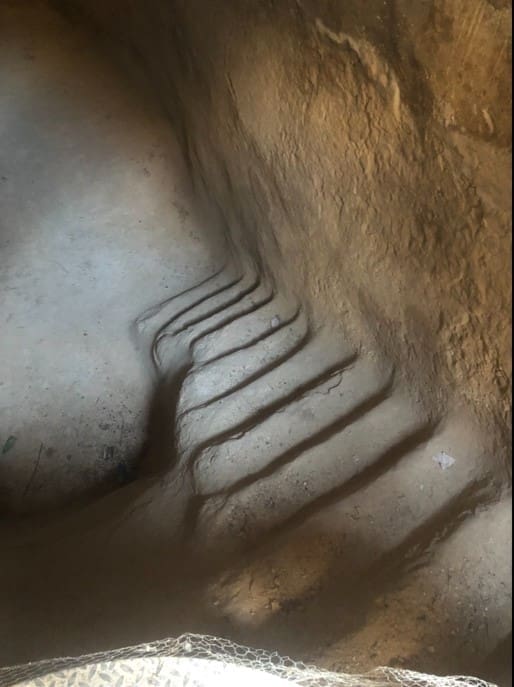 An ancient cistern in Arad, in the south of Israel. These are common across the land of the Bible. They were carved into the bedrock and could hold enormous amounts of water. The staircase down would have had a handrail in antiquity. In times of extreme drought, even the cisterns would go dry. Photo by John Buckner