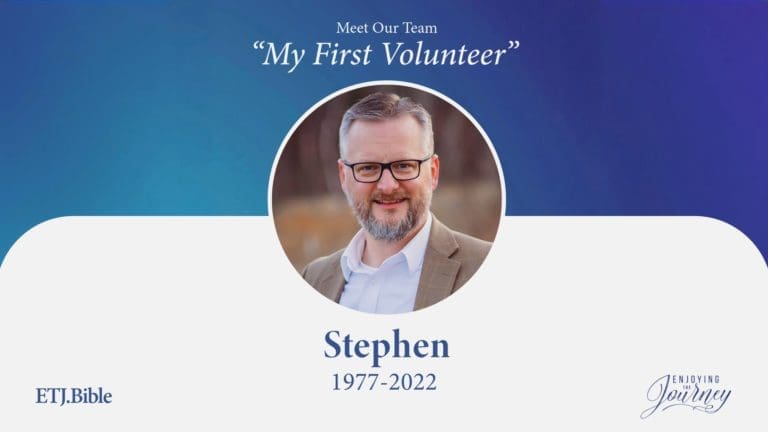 “My First Volunteer” Stephen Troell