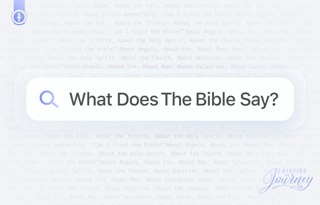 The right question is: What does the Bible say? When this is our starting point we are on the right path. Because the Bible is the Word of God.