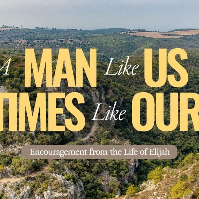 A MAN LIKE US IN TIMES LIKE OURS, Elijah