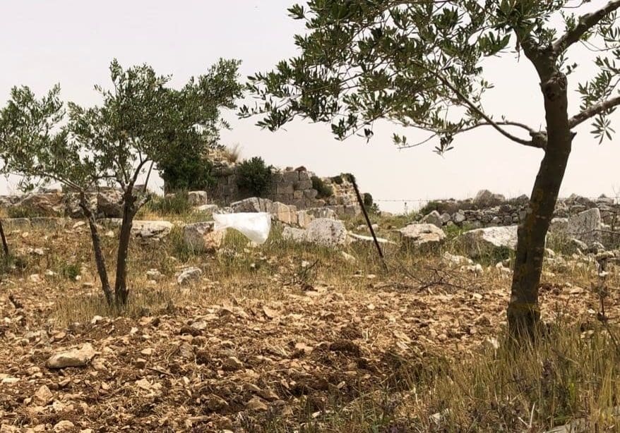 The ruins at Bethel are located in a field outside of the village of Beitin. Nearby is a nice subdivision and some farms, but the site itself is neglected and vandalized. In the early 2000s a Japanese initiative tried to develop the site for tourists, but the attempt was abandoned. Photo by John Buckner