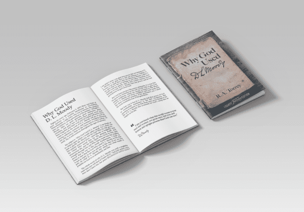 Why God Used D.L. Moody, Why God Used D.L. Moody by Torrey Moody Power, Why God Used D.L. Moody book, Cover: Soft-touch - 50 pages Introduction D.L. Moody was a man mightily used by God. The Lord enabled Moody to preach the gospel to millions of people across the globe. It is evident that God placed His hand of blessing upon Moody, but why? R.A. Torrey served alongside Moody for many years and was the most qualified to write on this topic. In this classic work, Torrey lays out seven reasons God used D.L. Moody. We desire that God will use this book to raise up an army of young men and women who will experience the power of God upon their lives. God's power rested on Moody only as he yielded to the Source of all power and blessing - the LORD. Table of Contents Dedication Prologue: Why God Used D. L. Moody 1. A Fully Surrendered Man 2. A Man of Prayer 3. A Deep and Practical Student of The Bible 4. A Humble Man 5. A Man Free From the Love of Money 6. A Man with A Consuming Passion for the Salvation of the Lost 7. A Man Definitely Endued With Power From on High