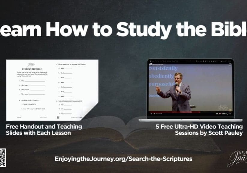 Learn How to Study the Bible, Why read the Bible, Why study the Bible?