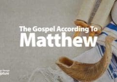 Journey through Matthew, Written to the Jewish mind, Matthew is the transitional book between the Old and New Testament. Study Matthew and discover the King!