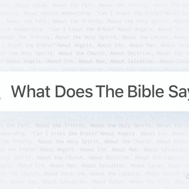 The right question is: What does the Bible say? When this is our starting point we are on the right path. Because the Bible is the Word of God.